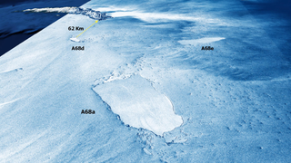 Striking 3D Satellite Images Show Shattered Iceberg A68a, Which Still Threatens a Sensitive Island